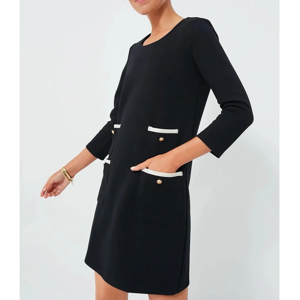 TUCKERNUCK Black Francoise Mod Mini Dress - Picture 3 of 15